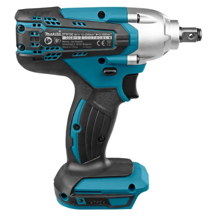АКУМУЛАТОРЕН УДАРЕН ГАЙКОВЕРТ MAKITA DTW190Z 18 V 190.00 nm
