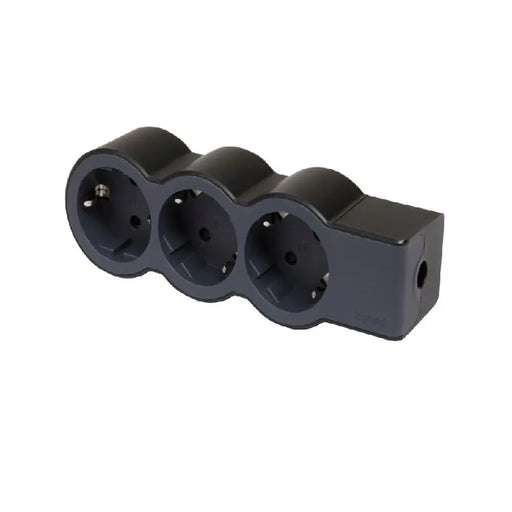 БЕЗКАБЕЛЕН РАЗКЛОНИТЕЛ 3х ШУКО LEGRAND - ЧЕРНО/СИВ