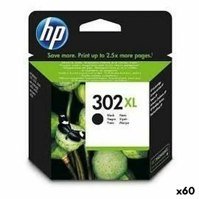 Оригиална касета за мастило HP 302 XL Черен (60 броя)