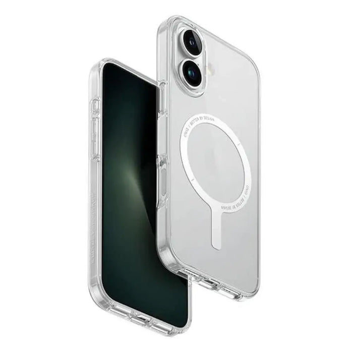 Прозрачен/прозрачен калъф за зареждане Uniq Clario iPhone