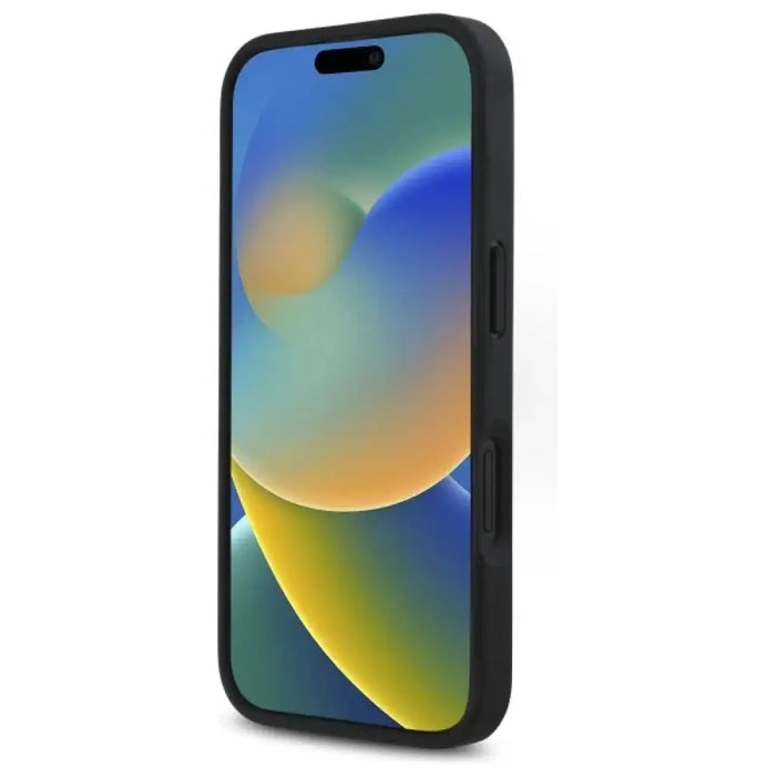 Калъф за iPhone 16 BMW M с перфорирана трицветна линия