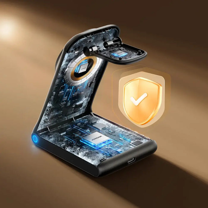 Безжично зарядно устройство Joyroom JR-W15 3 в 1 зарядна