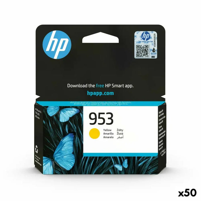 Оригиална касета за мастило HP Nº 953 Жълт (50 броя)