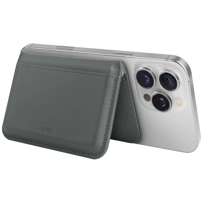 Uniq Lyden DS RFID магнитен портфейл със стойка за телефон