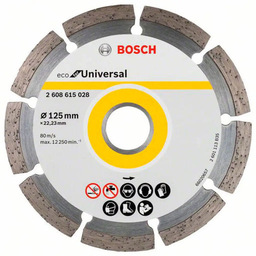 ДИАМАНТЕН ДИСК ЗА РЯЗАНЕ НА НЕМЕТАЛ BOSCH 125x22.23