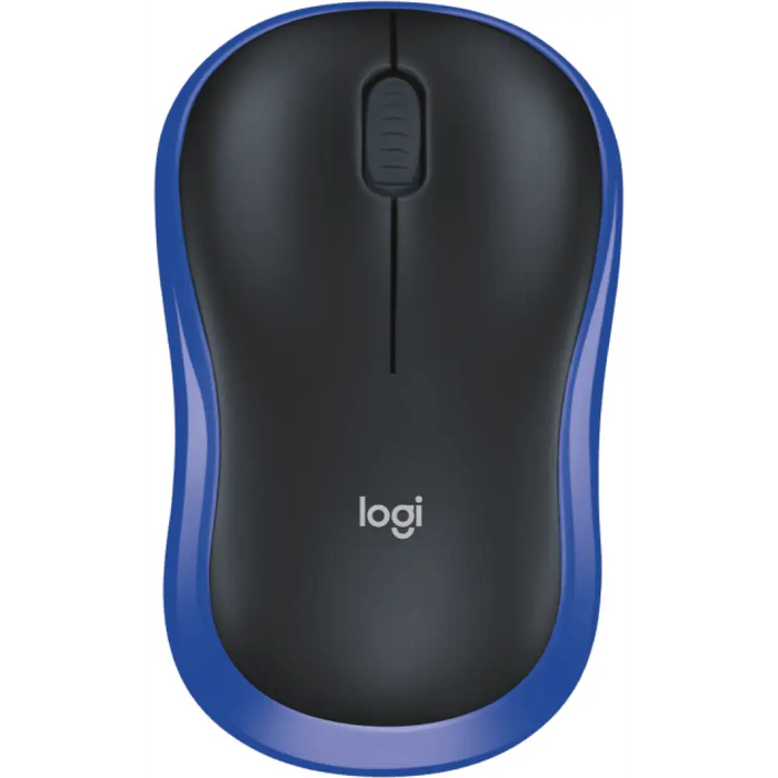 Безжична оптична мишка LOGITECH M185 USB Син/Черен