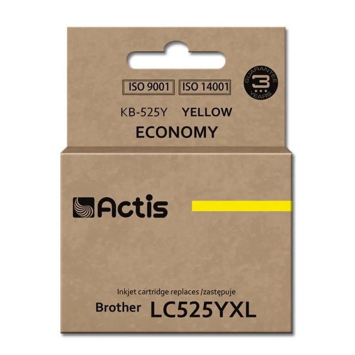 Мастило Actis KB-525Y (заместител за Brother LC525Y;
