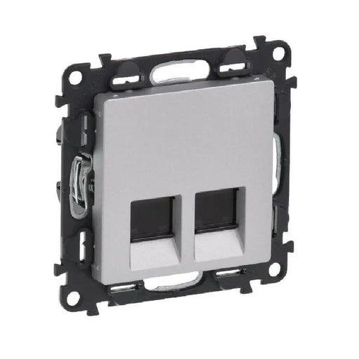 ДВОЙНА КОМПЮТЪРНА РОЗЕТКА RJ45 CAT.5E FTP VALENA LIFE