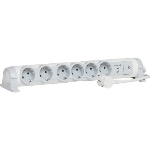 Разклонител Legrand 694656 6x2P + E с кабел 1.5м