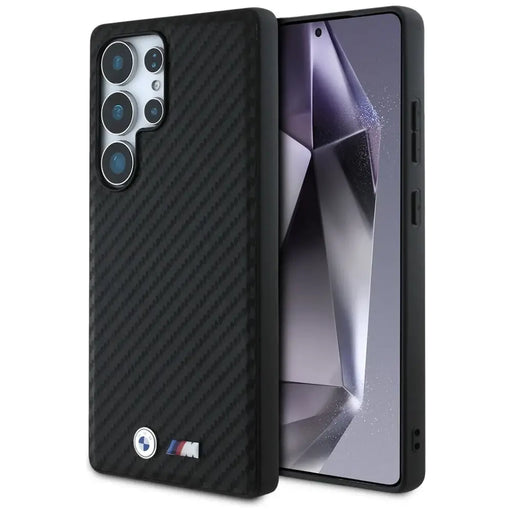 Кожен калъф BMW Carbon MagSafe за Samsung Galaxy S25 Ultra