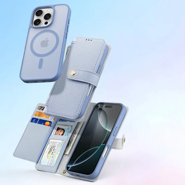 Кожен калъф Dux Ducis Lawa за iPhone 16 Pro Max със свалящ