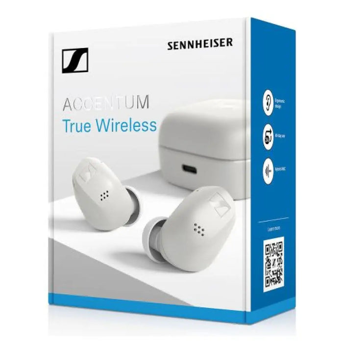 Безжични слушалки Sennheiser Accentum ANC Bluetooth 5.3 бели