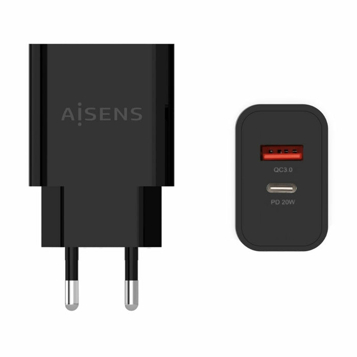 Зарядно за стена Aisens A110-0682 20 W Черен (1 броя)