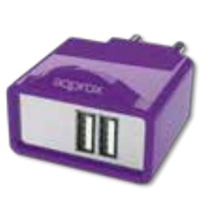 Преносима батерия Powerbank approx! APPUSBWALL21P Лилав