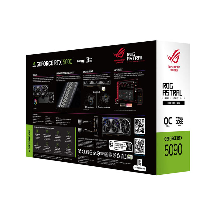 ASUS ROG-ASTRAL-RTX5090-O32G-BTF-GAMING NVIDIA GeForce RTX 5090 32 GB GDDR7
