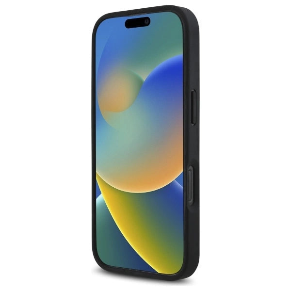 BMW M Perforated Twisted Line MagSafe калъф за iPhone 16 Pro - черен