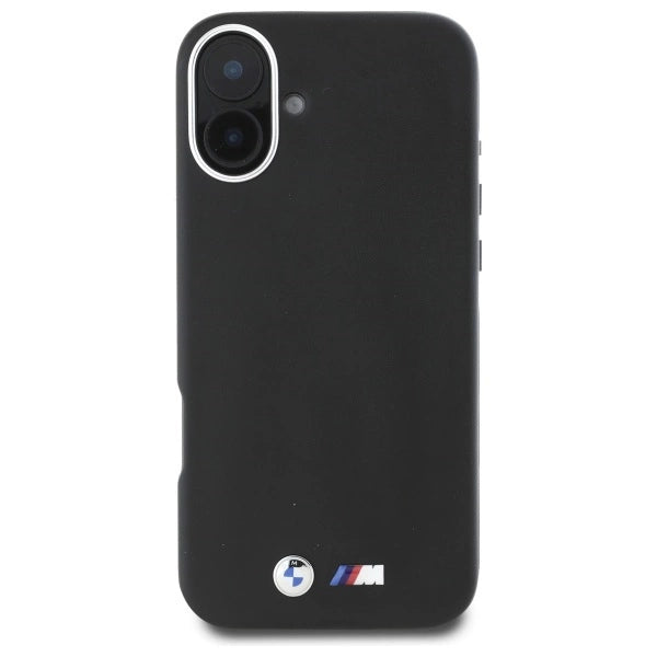 BMW M Smooth Full Wrapped Metal MagSafe Case за iPhone 16 Plus - черен