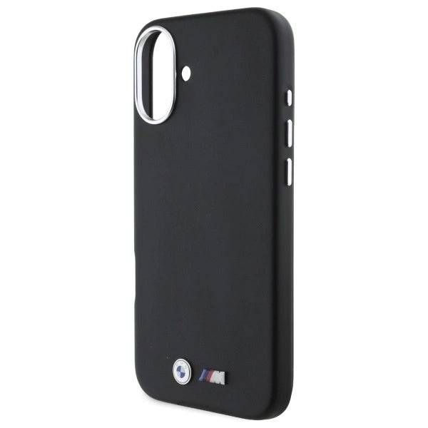 BMW M Smooth Full Wrapped Metal MagSafe Case за iPhone 16 Plus - черен