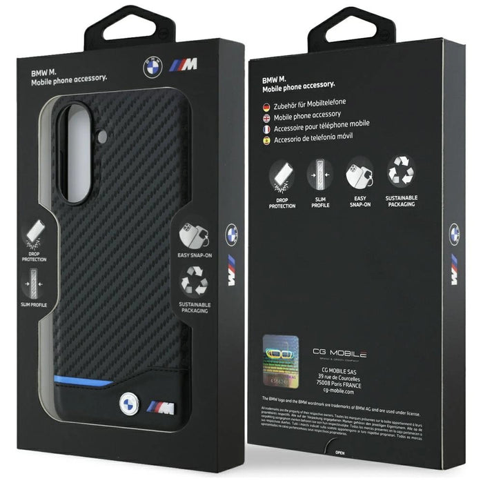 BMW M Carbon Case за Samsung Galaxy A56 - черен