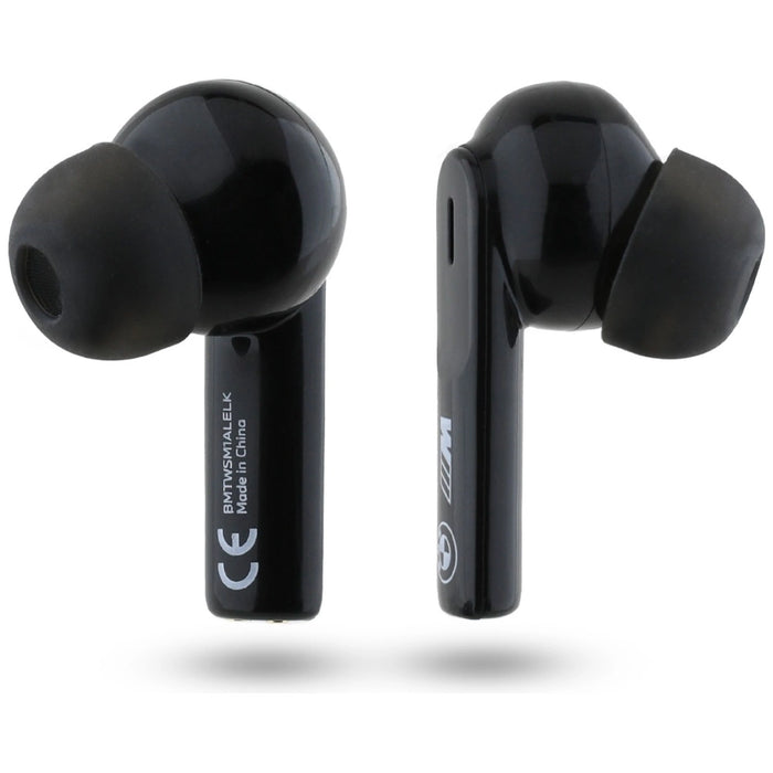 BMW M Metal M Logo Print ANC-ENC TWS Bluetooth слушалки - черни