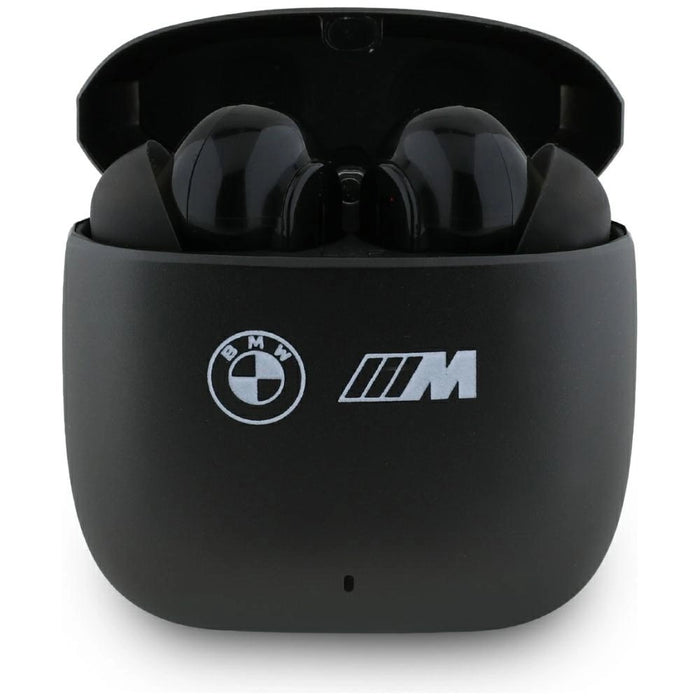 BMW M Metal M Logo Print ANC-ENC TWS Bluetooth слушалки - черни