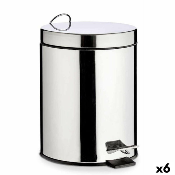 Кошче с педал Berilo 92212 92212 Сребрист Неръждаема стомана Пластмаса 3 L (6 броя)