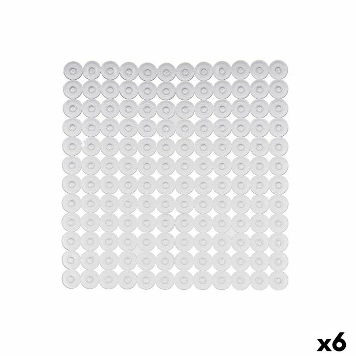 Нехлъзгаща се постелка за душ Berilo 90977 90977 Прозрачен PVC 54 x 54 x 1 cm (6 броя)