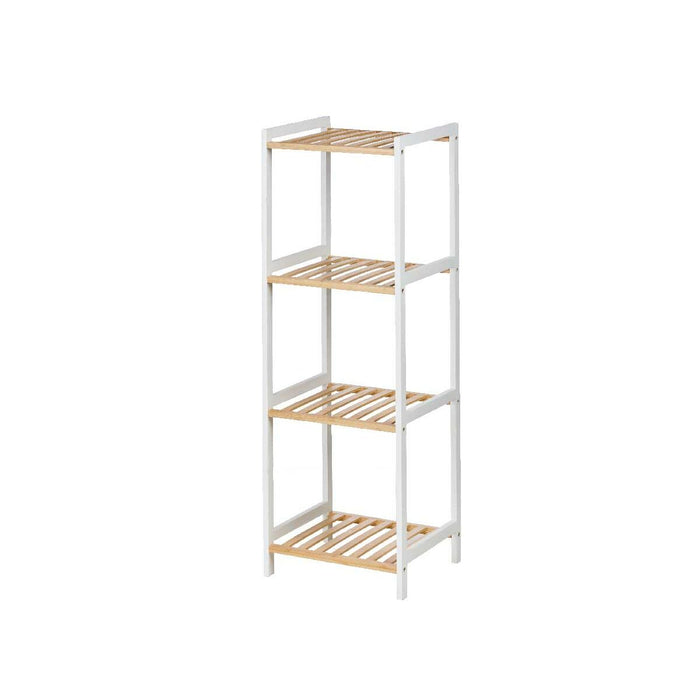 Стелажи за Баня Berilo WR5503-4-460 WR5503-4-460 Бял Естествен 35 x 30 x 100 cm 35,2 x 100,2 x 30,2 cm