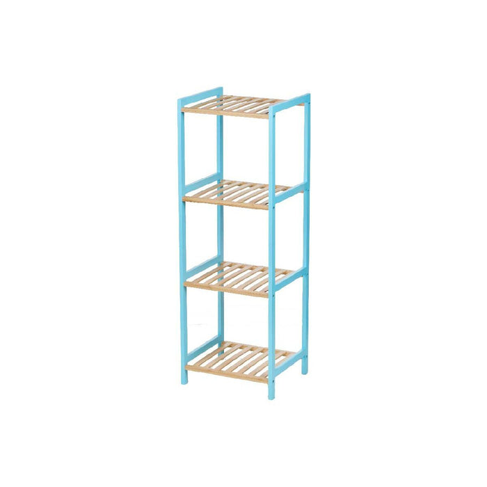 Стелажи за Баня Berilo WR5503-4-462 WR5503-4-462 Син Естествен 35 x 30 x 100 cm 35,2 x 100,2 x 30,2 cm
