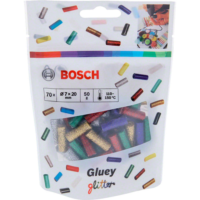 ПАТРОНИ ЗА ТОПЛО ЛЕПЕНЕ 70 БР БЛЕСТЯЩИ Ф 7 X 20 MM BOSCH