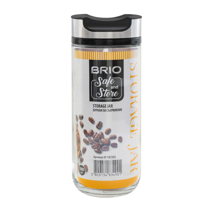БУРКАН С ИНОКСОВ КАПАК НЕРЪЖДАЕМА СТОМАНА 1 L BRIO