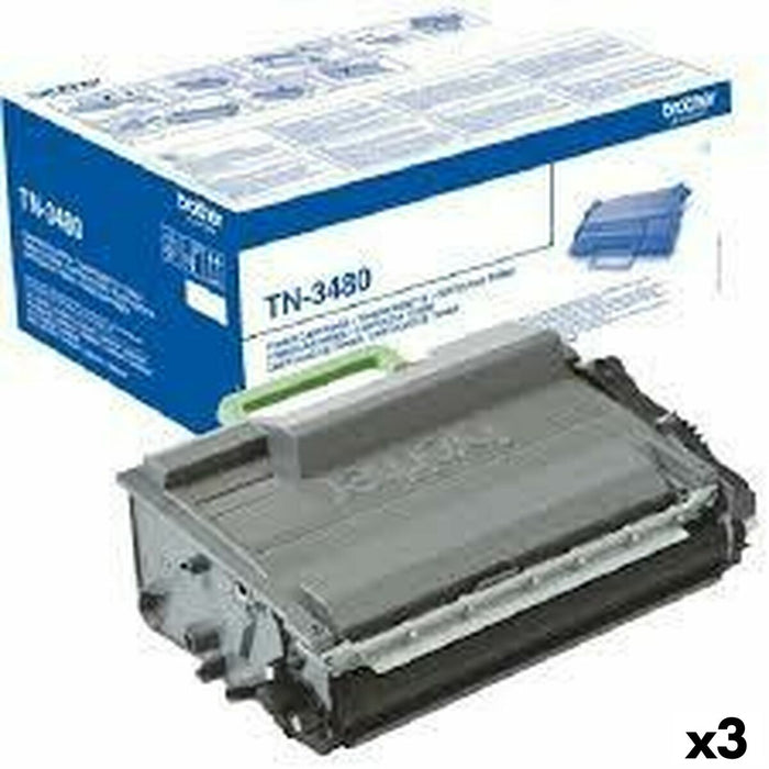 Oригинален тонер Brother MFCL5750 MFCL6300DW MFCL6800DW MFCL6900DW Черен (3 броя)