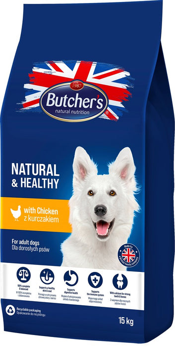 Butcher's Pet Care 5011792002061 суха храна за кучета 15 кг Пиле за възрастни