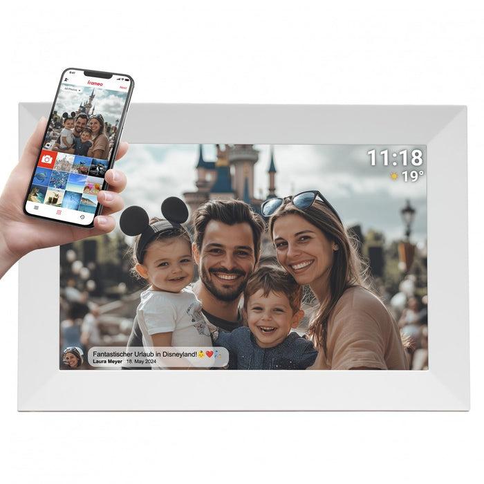 Denver Frameo PFF-1024W 10,1" цифрова рамка - бяла