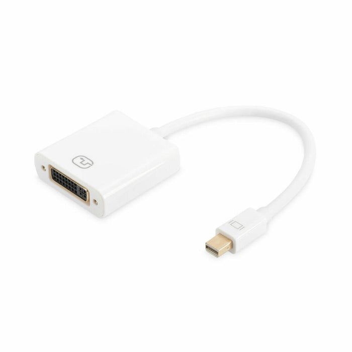 Адаптер за мини DisplayPort към DVI Digitus AK-340406-001-W Бял Черен