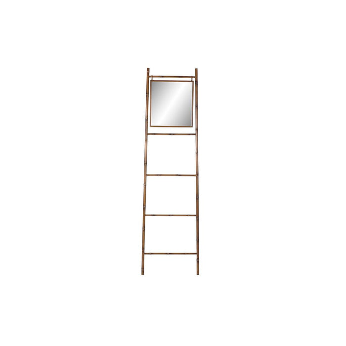 Поставка за кърпи DKD Home Decor Огледало Метал Горчица (55 x 3 x 190 cm)