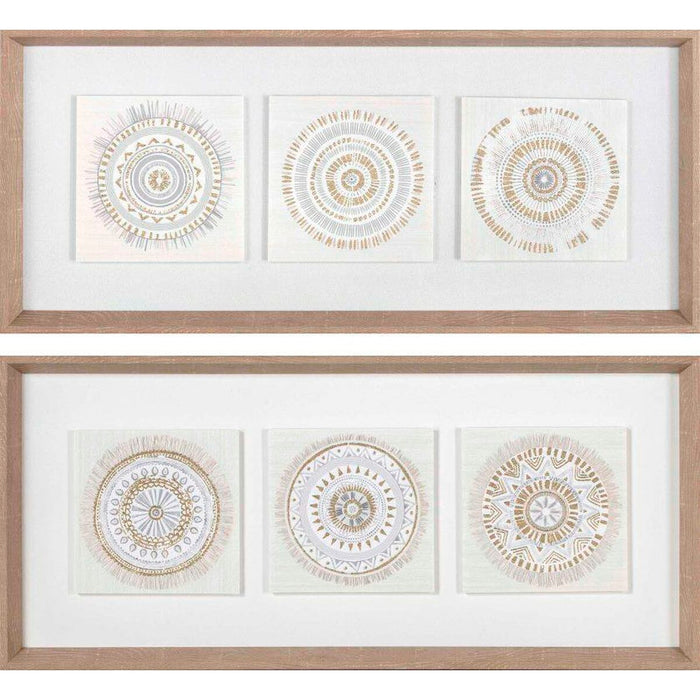 Пластно DKD Home Decor полистирен Пластно 61 x 3,8 x 26 cm 63,5 x 4 x 28,6 cm