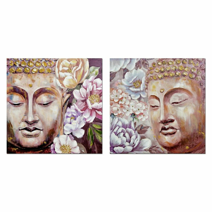 Пластно DKD Home Decor Пластно Дървен MDF 80 x 3 x 80 cm