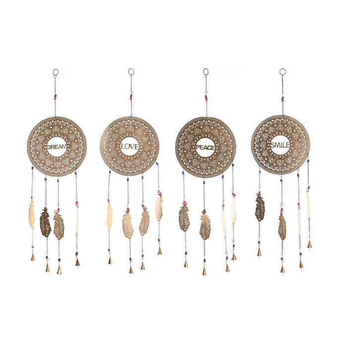 Декоративна фигурка DKD Home Decor Златен Пера 25 x 1 x 77 cm