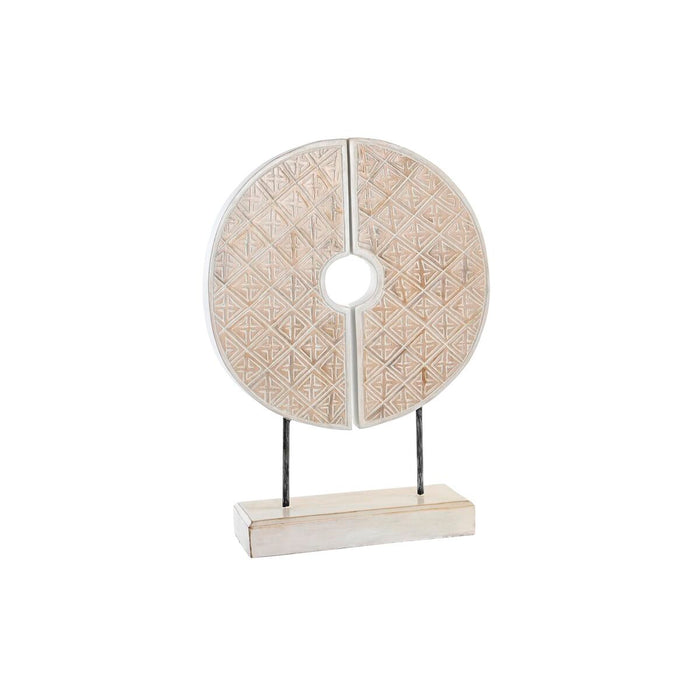 Декоративна фигурка DKD Home Decor Бял Желязо Кръгове (41 x 12 x 55 cm)