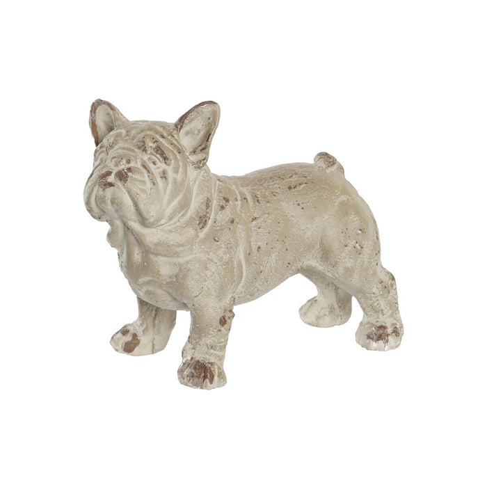 Декоративна фигурка DKD Home Decor Завършек със състаряващо покритие Сив Смола Куче (19 x 39 x 28,5 cm)