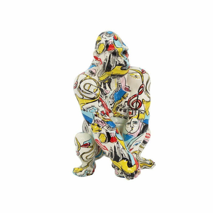 Декоративна фигурка DKD Home Decor 14 x 13 x 22 cm Многоцветен Горила Модерен