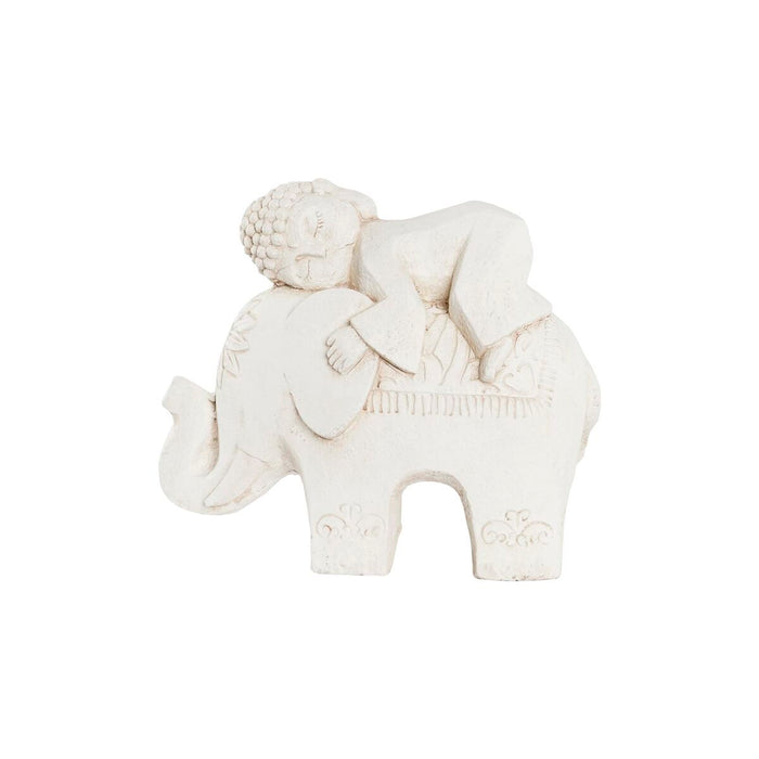 Декоративна фигурка DKD Home Decor Бял Слон Ориенталски 44 x 22 x 40 cm