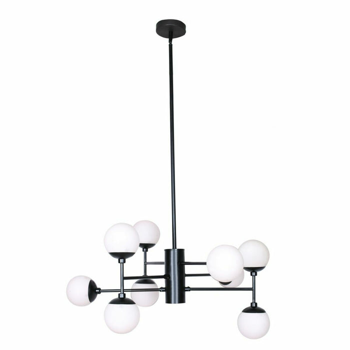 Полилей DKD Home Decor Кристал Черен (76.2 x 76.2 x 40.64 cm)