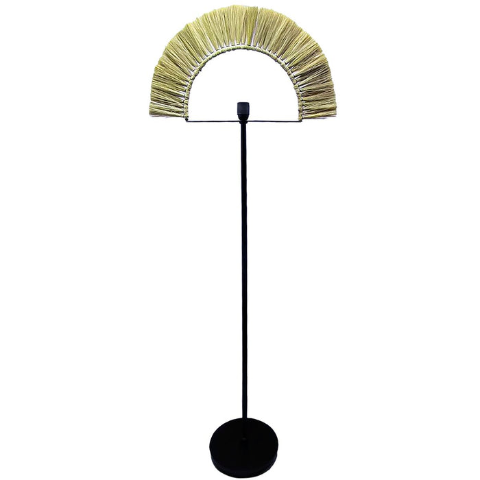 Лампион DKD Home Decor Черен Естествен Юта Желязо 50 W 220 V 56 x 26 x 152 cm
