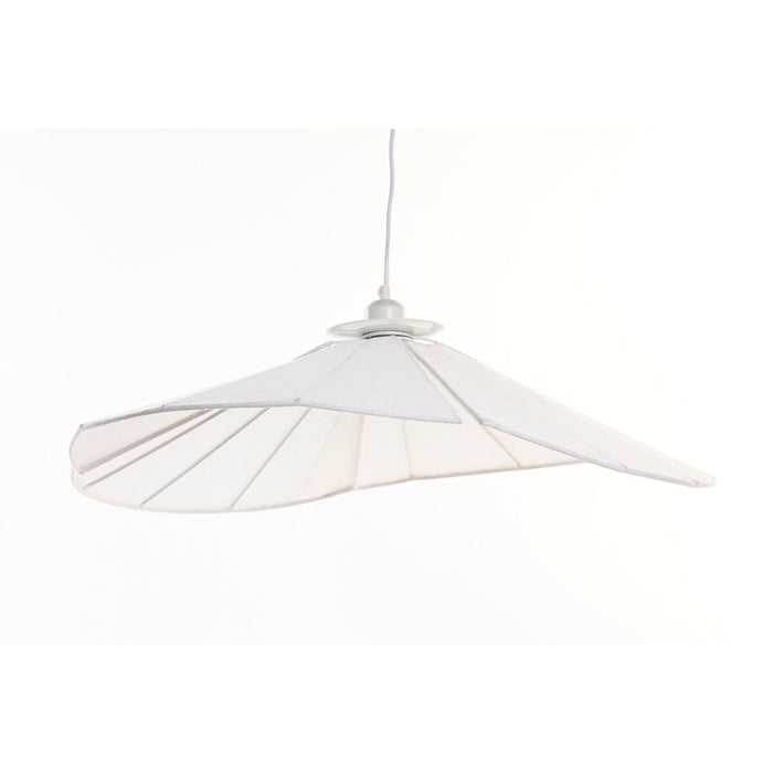 Полилей DKD Home Decor Метал лен Бял 50 W (68 x 68 x 21 cm)