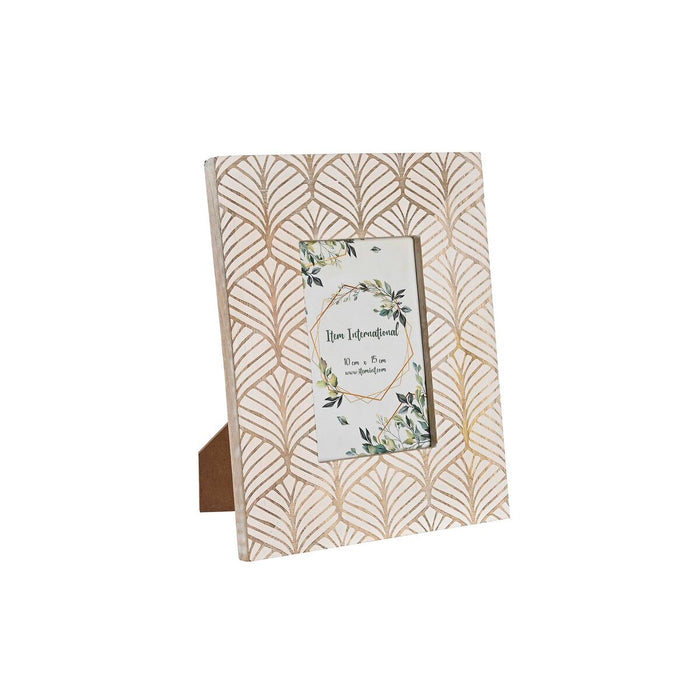 Рамка за снимки DKD Home Decor Кафяв Дърво манго 20 x 2 x 25 cm Град