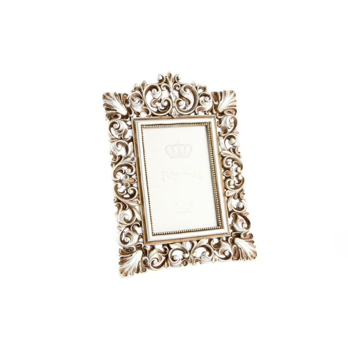 Рамка за снимки DKD Home Decor 18 x 2 x 25 cm Златен Смола Shabby Chic