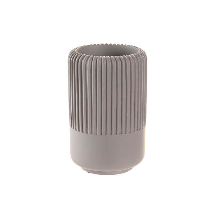 Чаша DKD Home Decor Сив Цимент 7 x 7 x 11 cm