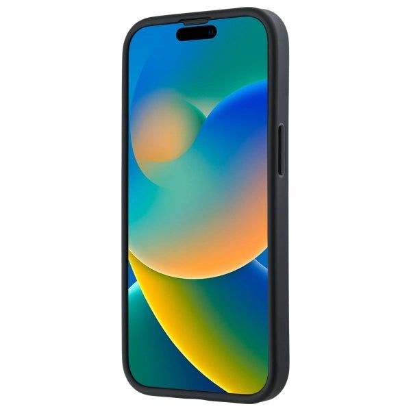 Калъф DKNY Quilted Stack Logo iPhone 15 - черен